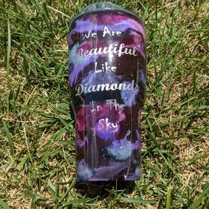 30 oz custom curved tumbler